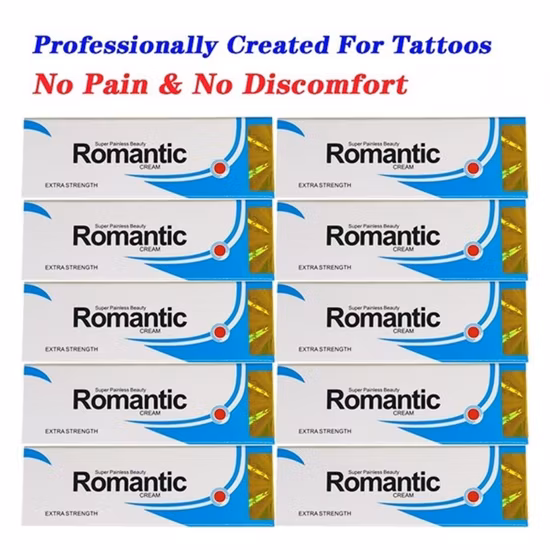 무통 영원한 메이크업 공급 앞에 문신 낭만주의 최고 마취 마비 크림