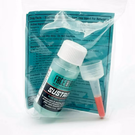새로운 영구 메이크업 서스테인 마취 젤 눈썹 피어싱 마비 젤 바디 아트 문신 공급